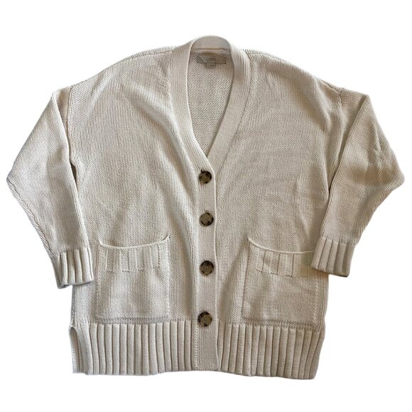 LOFT Cardigan | Oversized Ribbed Knit - Picture 9 of 11